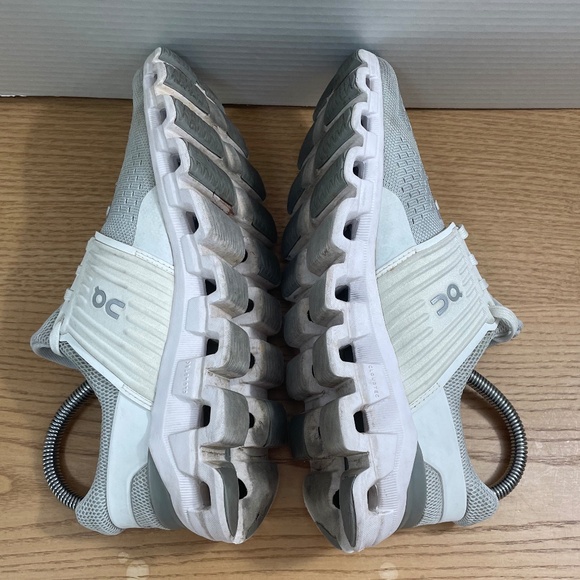 On Cloud Cloudswift Womens Size 6.5 White & Gray Running Shoe Sneaker - Picture 6 of 13